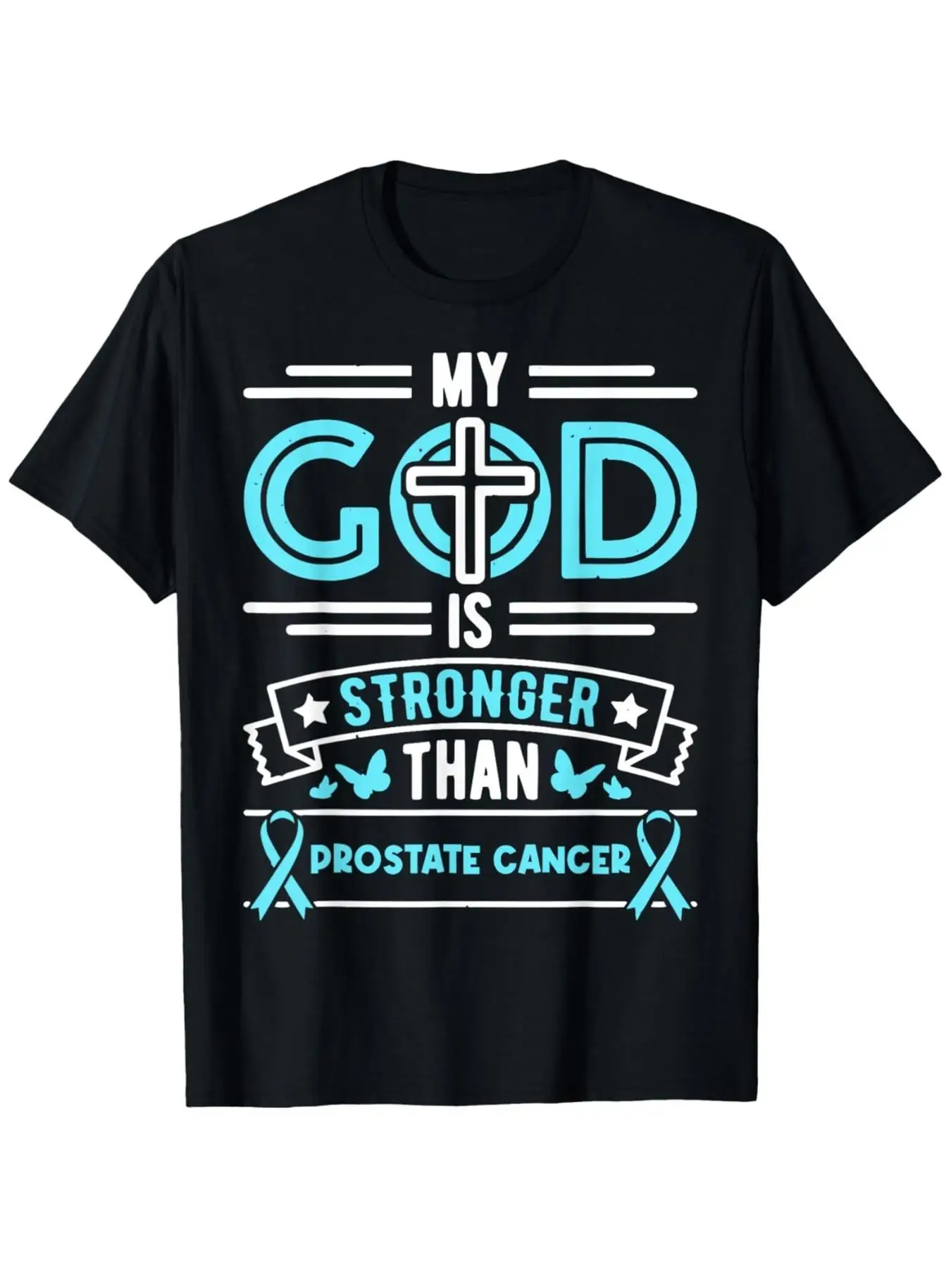 

Men's Giraffe Faith T-Shirt - "Let Your Faith Be Taller Than Fear" Camo Pattern Tee