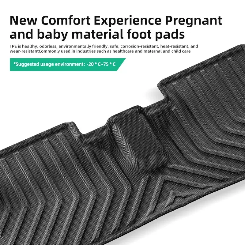 RHD Floor Mats for 2023-2024 Suzuki spacia mk54s Car Mats TPE Waterproof All Weather Cargo Liner Trunk Mat Right Rudder