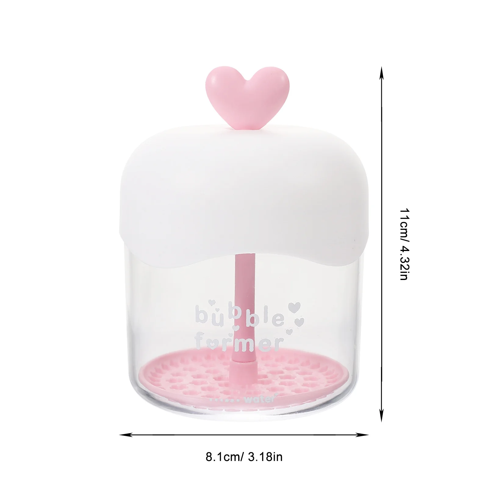 Fabricante de espuma transparente para limpiador Facial, botella de espuma de plástico, Espumador de lavado de cara, herramienta de limpieza de la piel, tamaño de viaje portátil