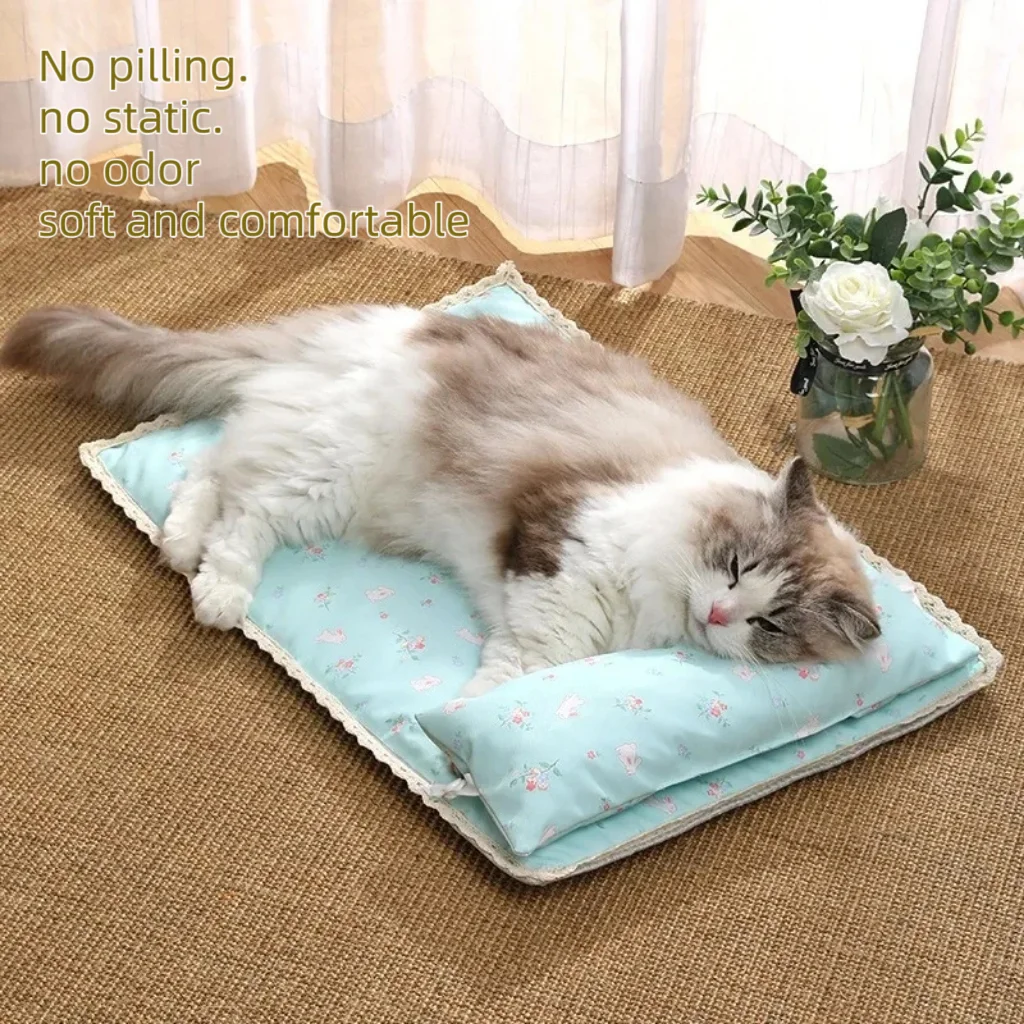 

Summer Cooling Mat for Dogs Cats - Portable Waterproof Pet Bed Pad with Non-Slip Backing, Instant Cooling Tech