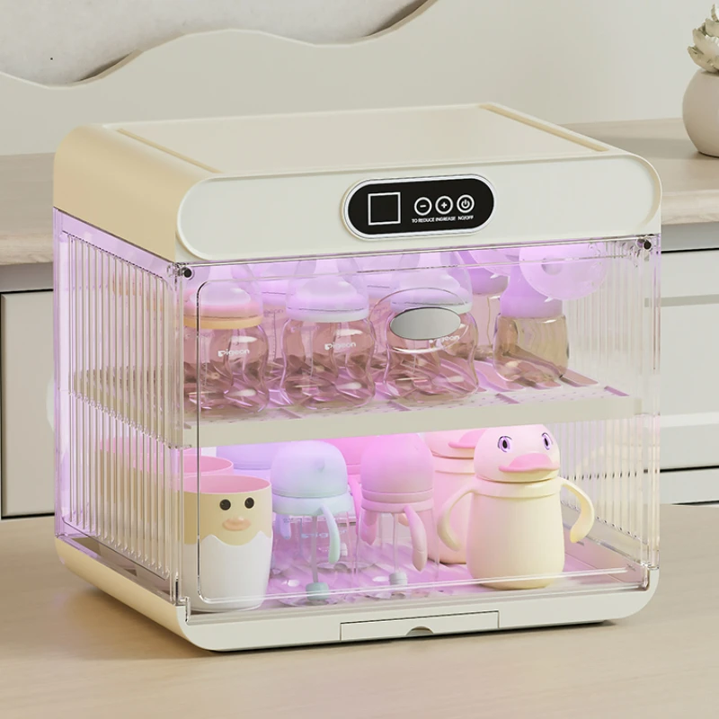 Baby's Complementary Food Storage Boxees Baby Bottle Tableware Tool Disinfection Box Bottle Steriliser Drainage Storage Racks