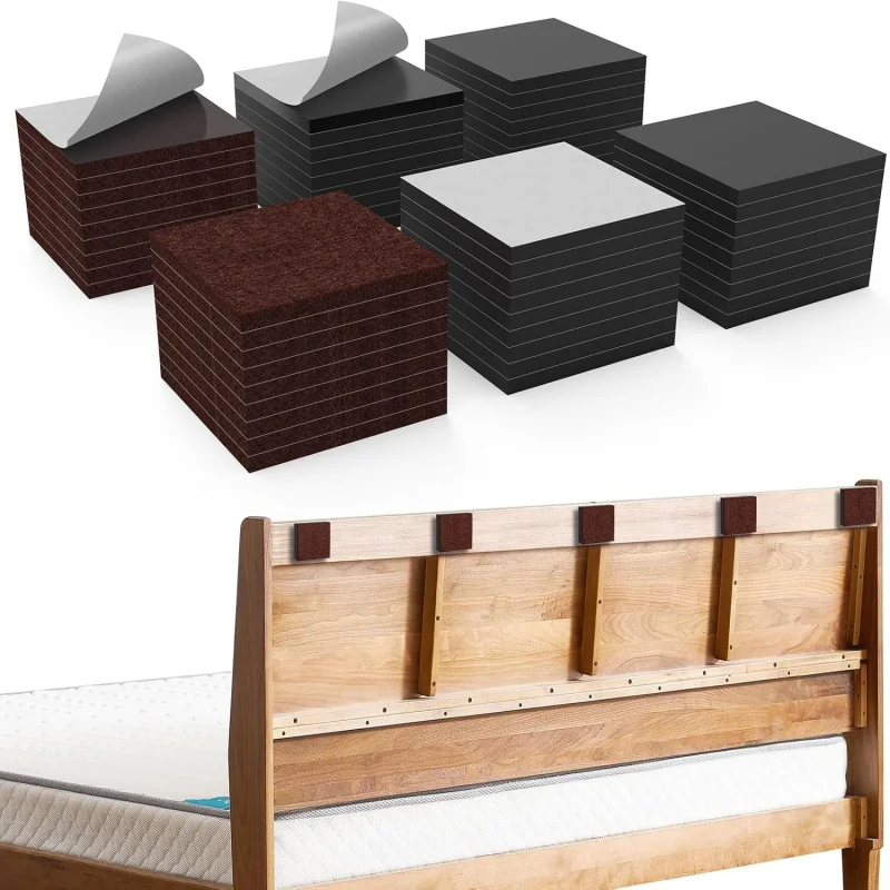 

54 шт. фетровые мебельные накладки, 18 + 36 шт. пена EVA, 2,4 квадратных движущихся ползунков, паркетные полы, кровать Fra