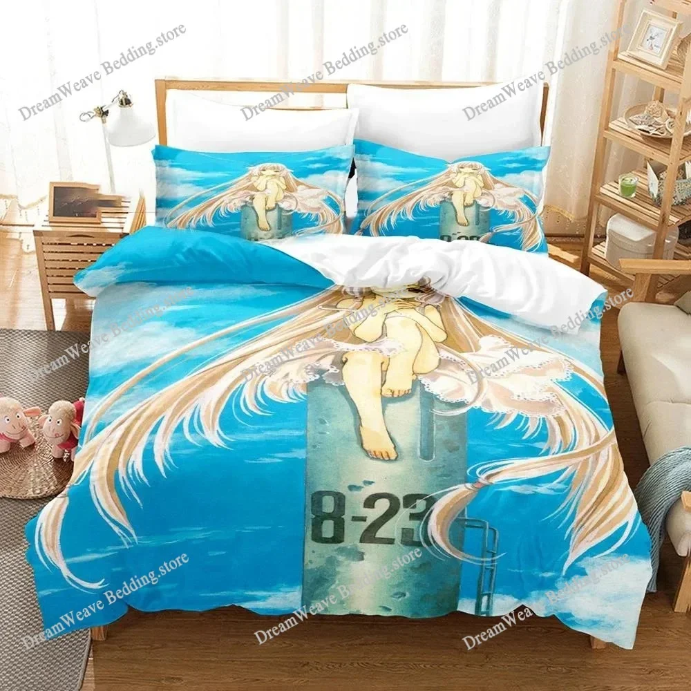 

3D Printing Kawaii Anime Chobits Chi Bedding Set Boys Girls Twin Queen Size Duvet Cover Pillowcase Bed Kids Adult Home Textile96