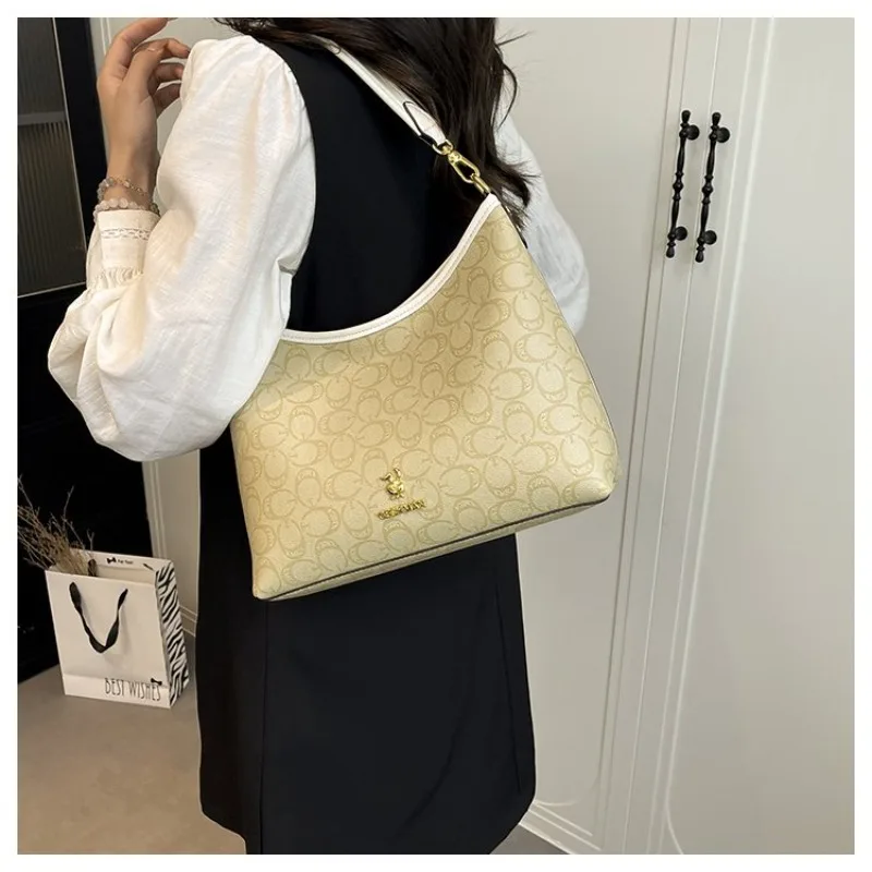 

Модная женская сумка на одно плечо с принтом в стиле ретро, регулируемая сумка через плечо для школьных поездок, стильный дизайн ‌