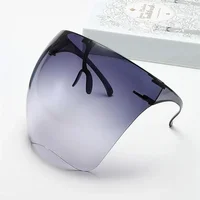 Lunettes de soleil intégrales masque femmes hommes lunettes de protection lunettes lunettes lentille sphérique couverte Anti-pulvérisation lunettes de soleil de cyclisme 2