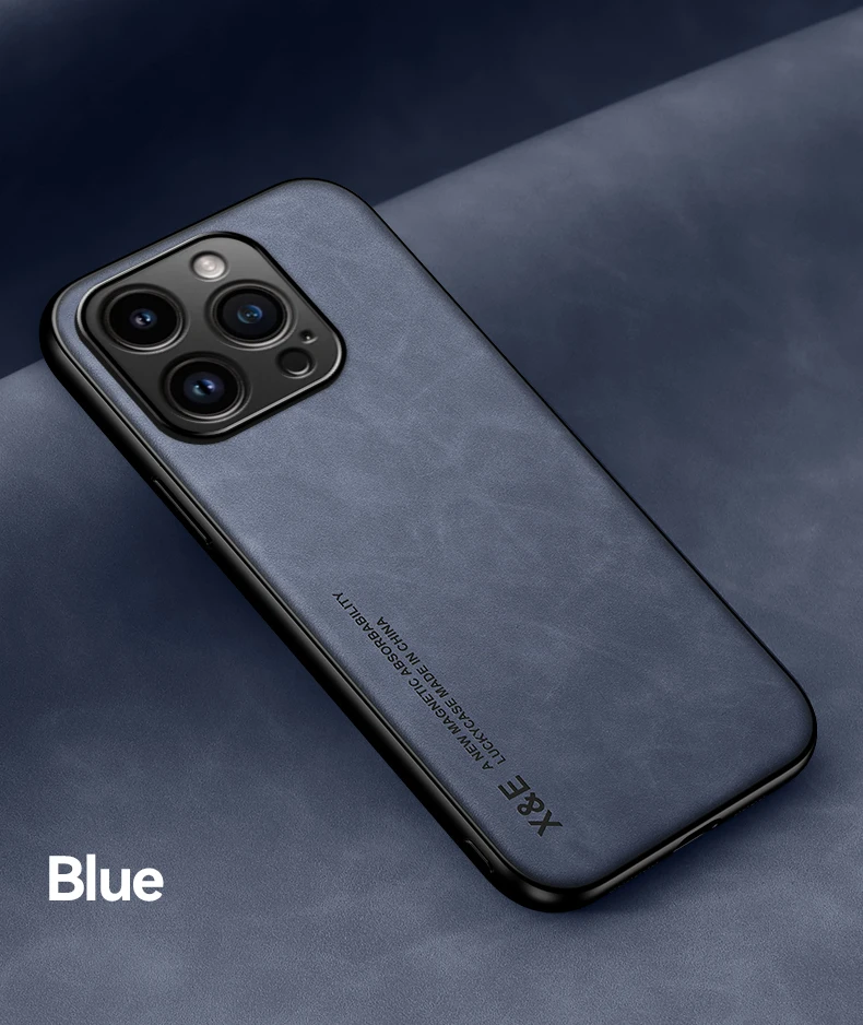 For iPhone 16 Pro Skin Feel Matte Leather Phone Case Soft Back Cover Funda For iPhone 16 Pro Protector чехол image 6