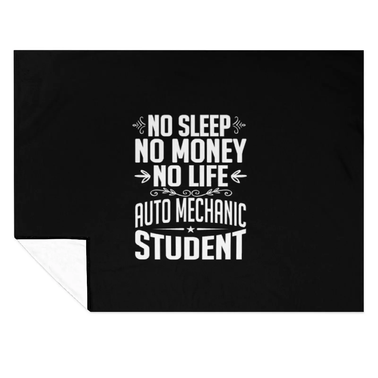 

Auto Mechanic Student No Sleep Life Money Throw Blanket Thins Luxury Brand Plush Designers Blankets