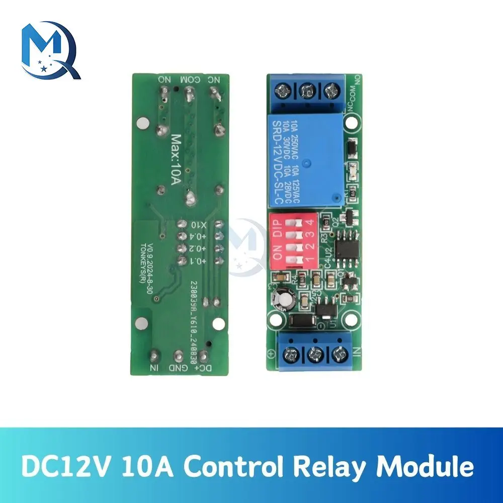 DC12V Signal Change Control Relay Module Control Switch Module 10A