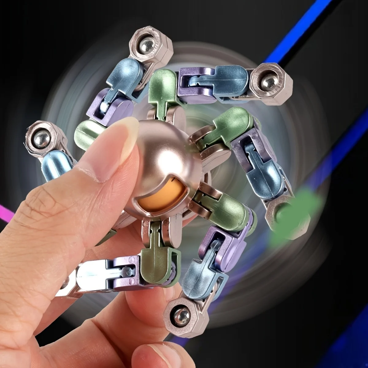 DIY伸縮式ハンドスピナーセット EDCフィジェットトイ ストレス解消 おもちゃ 子供と大人のための楽しいギフト パーティーの部屋の装飾