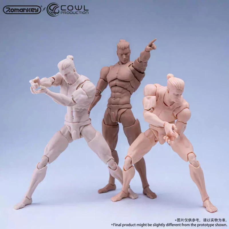 

In Stock Romankey X Cowl 1/12 Ultra-Articulated Male Body - Artist Mannequin For Figure Customization & Photography Model Toy