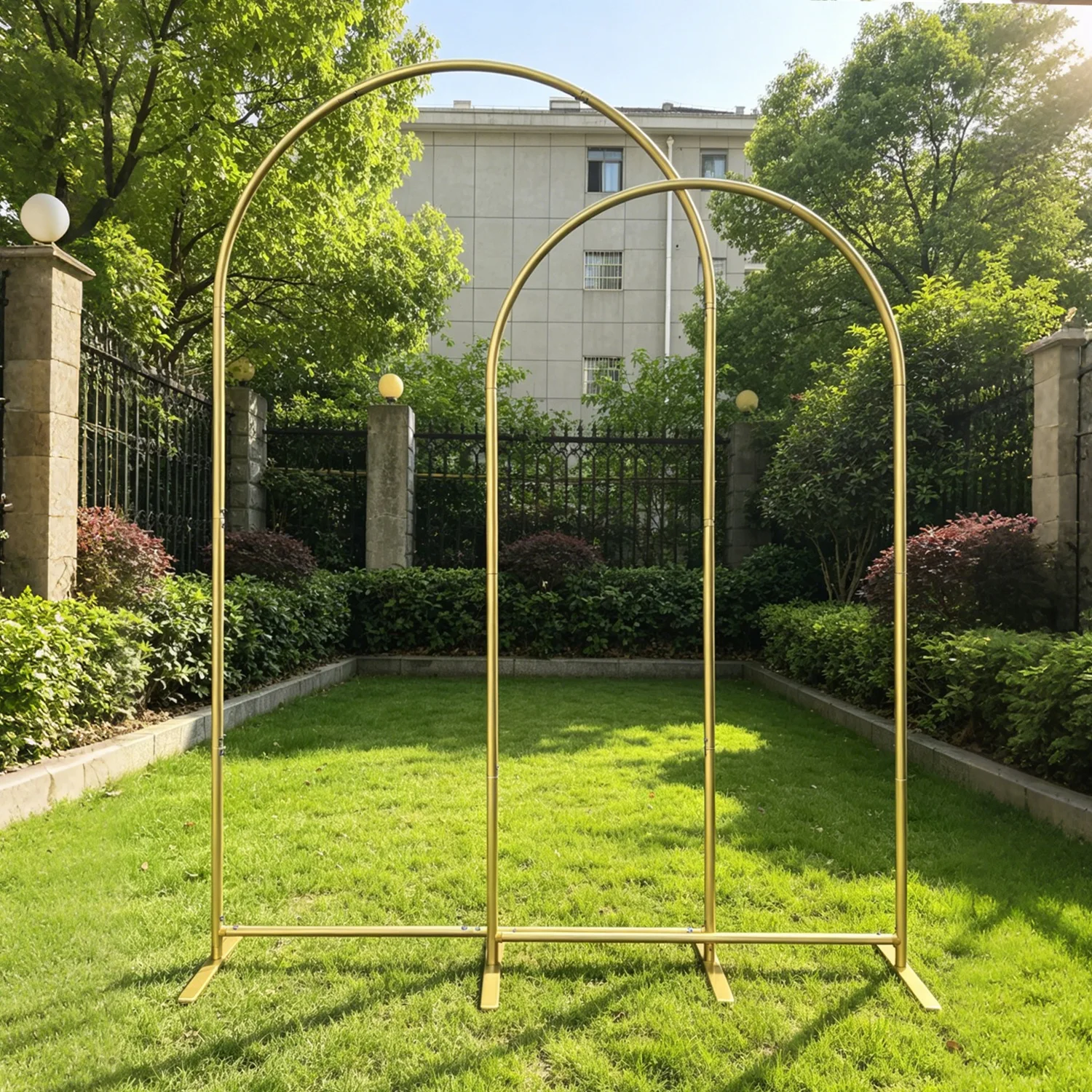 Goldener Hochzeitsbogenständer – Photo Booth Frame Bewertung und Preis