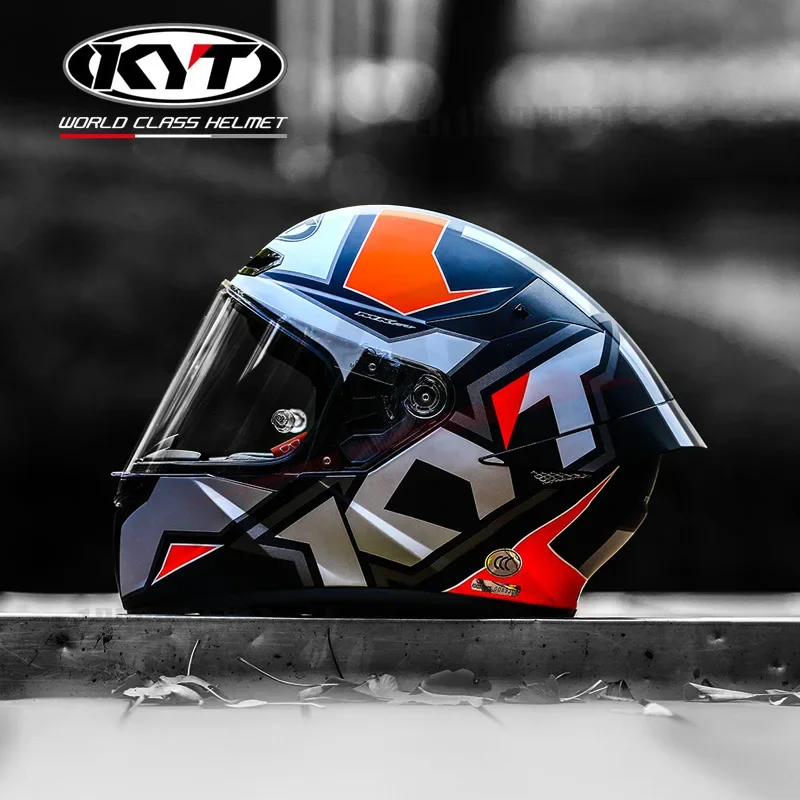 KYT motorcycle full helmet men's and women's racing helmet universal four season motocross helmet cascos para moto