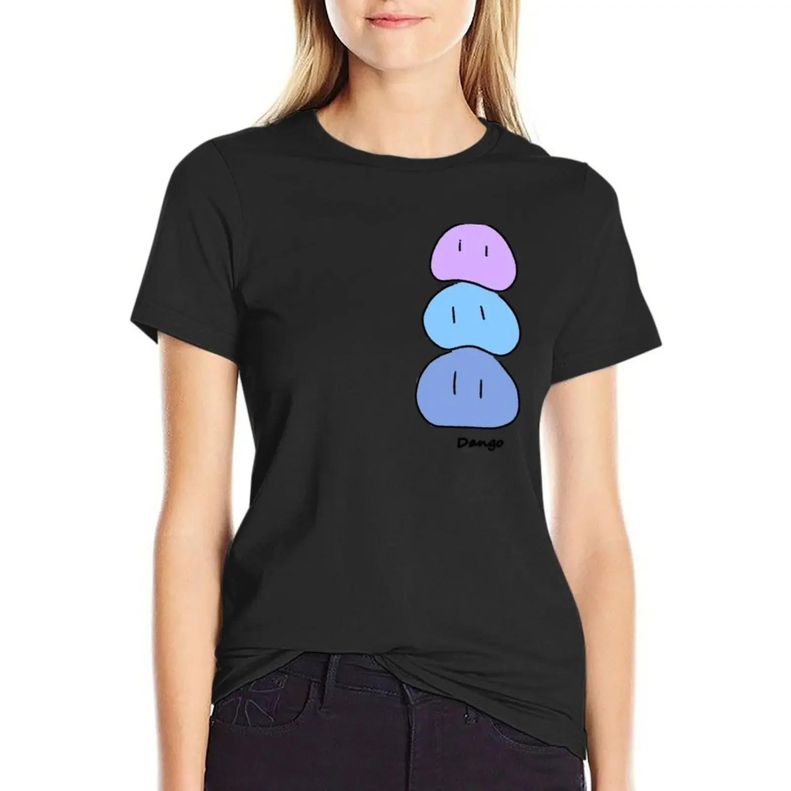 

Dango daikazoku t shirt T-Shirt Female clothing heavyweights new edition plus size t shirts for Women loose fit