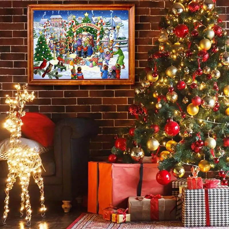 Puzzle Advent Calendar 2024 Creative Christmas Advent Calendar Puzzle 2024 Advent Calendar Novel Holiday Puzzles Christmas