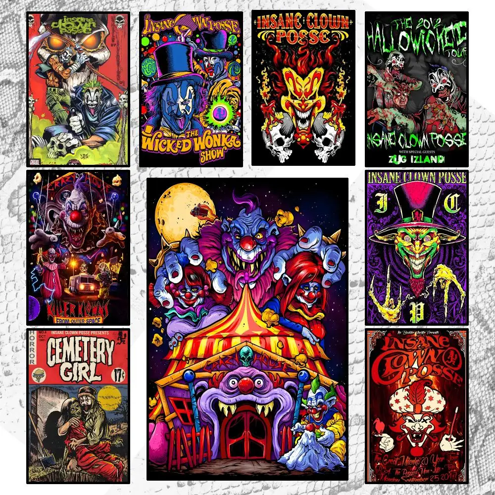 Music Popular TV Insane Clown Posse Poster Wall Art Poster HD Waterproof PP Print Bedroom Living Room Office Decor Gift