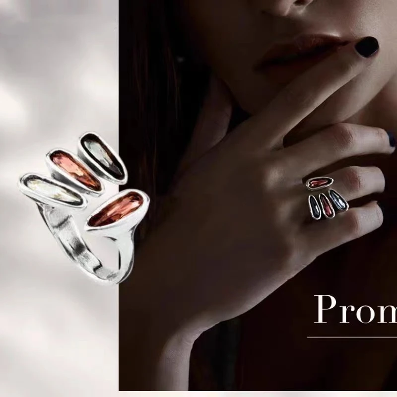 

2023New UNOde50 Creative Fashion Silver Plated 925 Charming Ring Party Holiday Gift