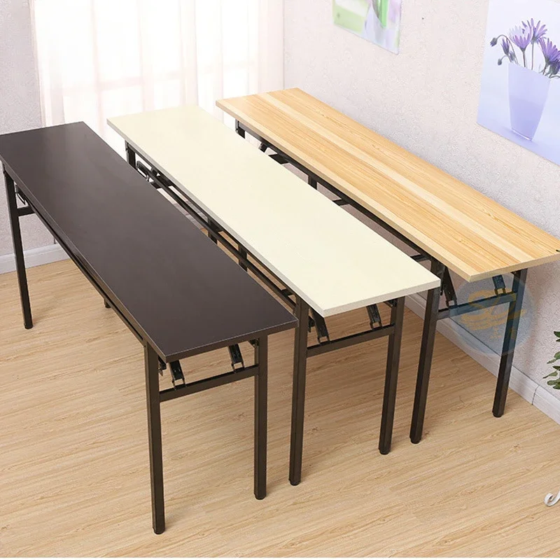 

Factory direct sales rectangular conference folding table strip training table hotel activity banquet table household dining tab