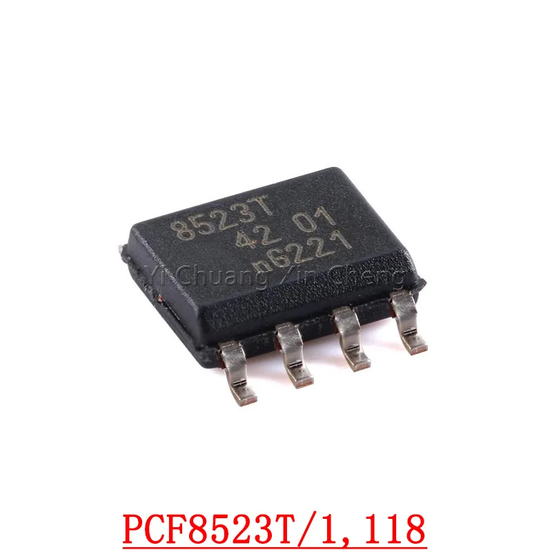 

10Pieces New Original PCF8523T/1,118 PCF8523T Real Time Clock (RTC) IC Clock/Calendar I²C, 2-Wire Serial SOIC-8