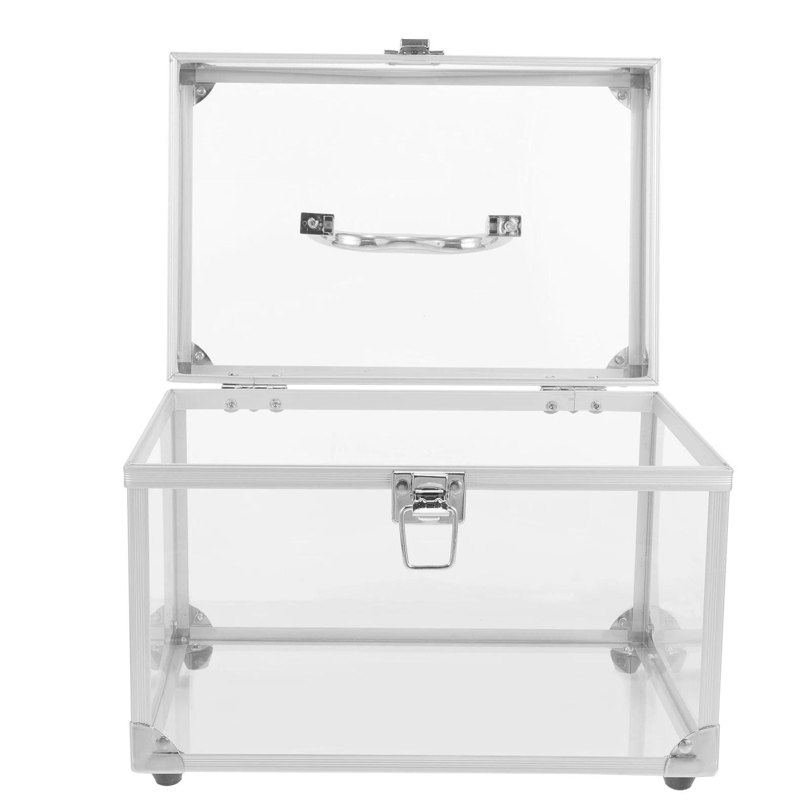 

Acrylic CD DVD Storage Box High Capacity Organizer for Discs Holder Case Compact Clear Durable Home Travel Portable Storage