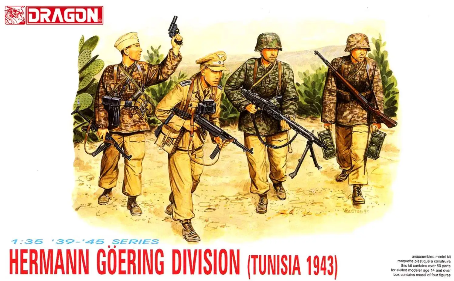 

Dragon 6036 1/35 Hermann Goering Division (Tunisia 1943) model kit