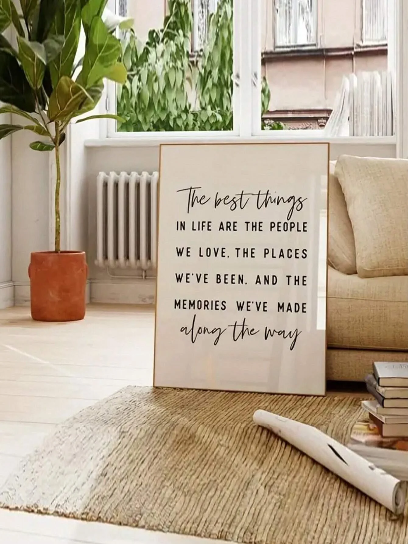 1 peça arte de parede com cita - Home Office With Library avaliação e preço
