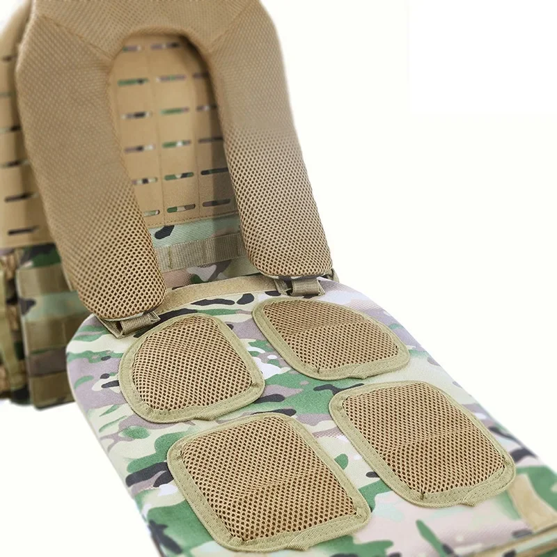 Imagem -02 - Colete de Treinamento Militar ao ar Livre para Homens e Mulheres Porta-placas Armadura Exército de Combate Armadura de Assalto Molle Airsoft Vest