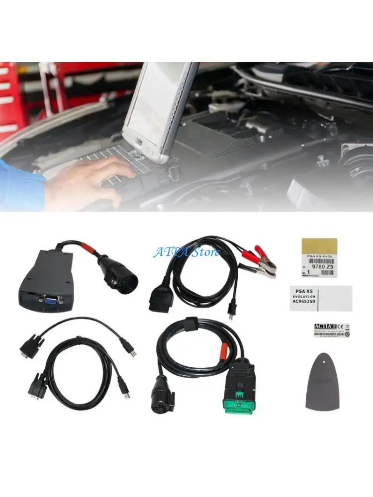 

U13C Upgraded OBD2 Scanner set Full Chip Diagnostic Cable for PP2000LEXIA3 V7.83