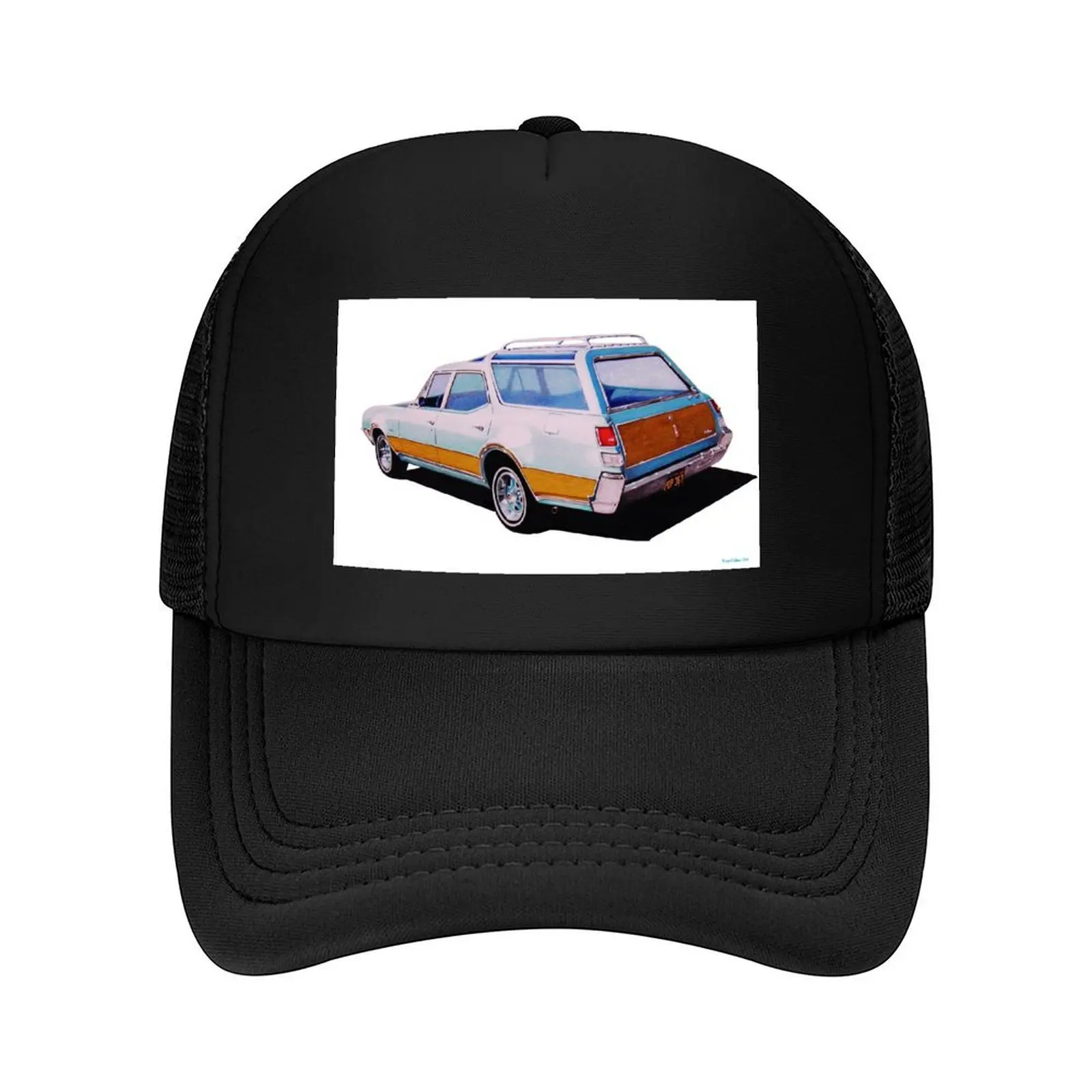 

1969 Oldsmobile Vista Cruiser Woody Wagon Baseball Cap Rugby Visor tea Hat Anime Women's Beach Men's