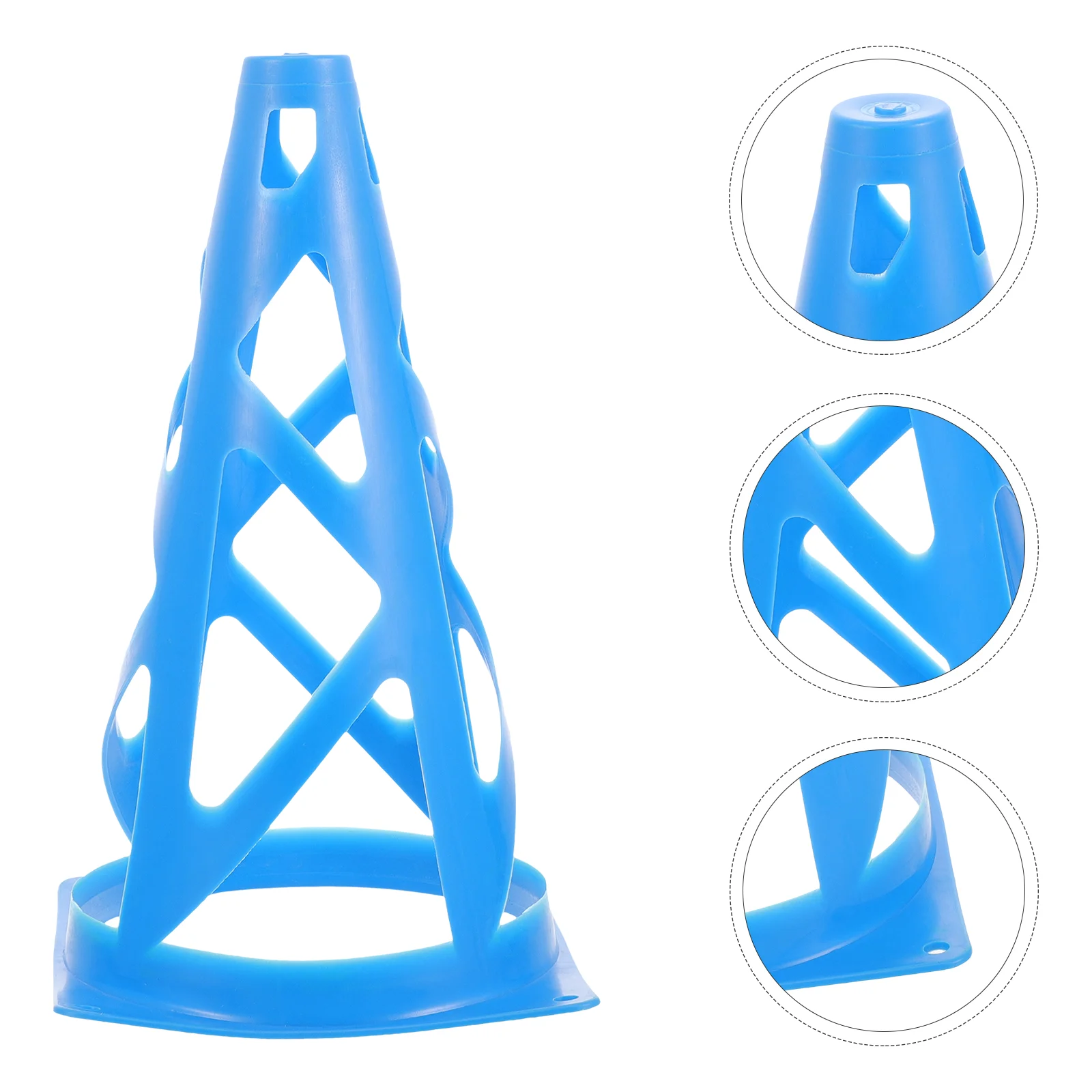 Basketball Training Cones 23cm Hollow PE Material Football Soccer Sports Equipment Traffic Safety Cone Stackable