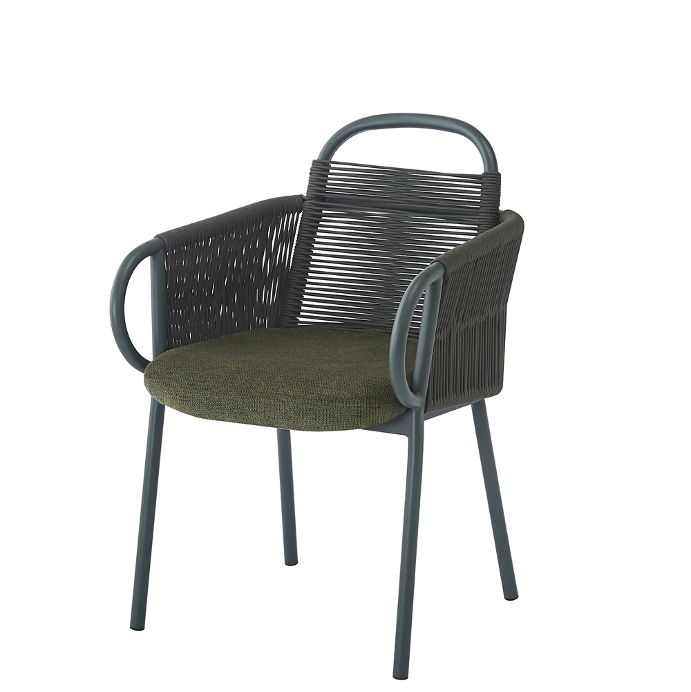 

#d for Restaurant Rattan Wicker Seat Garden Chair Home Furniture Metal Patio Dining Bistro Chair for Outdoor Garden & Patio*