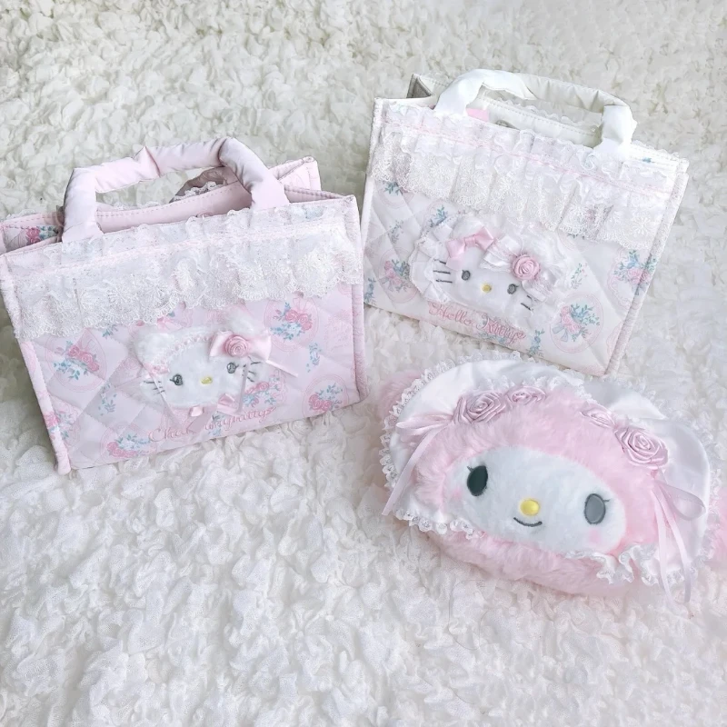 

Свадебное платье Sanrio, кружевной чепчик, свадебная серия Hellokitty Melody Qiaomi, сумка через плечо, подарок на день рождения для друзей