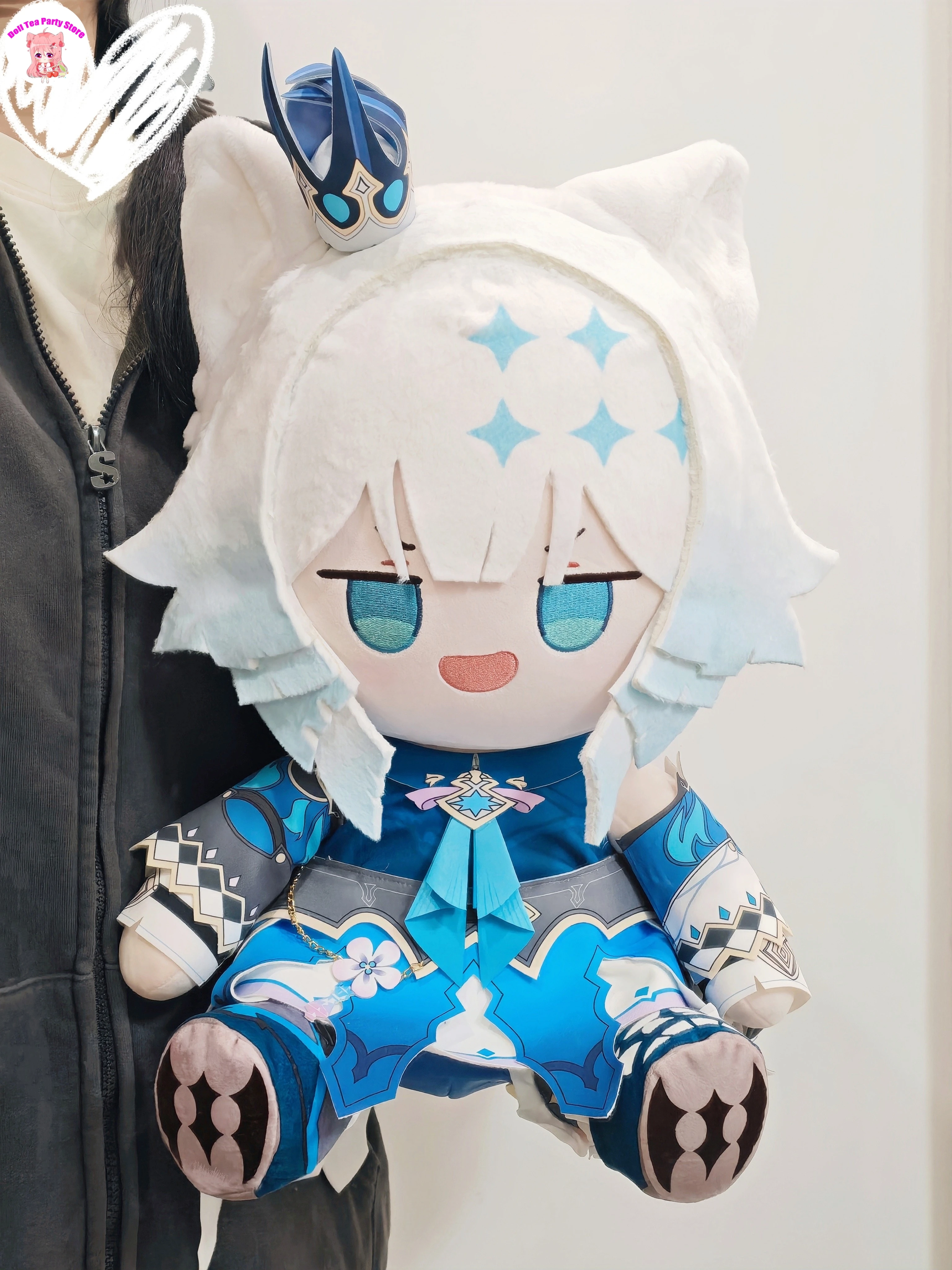 Game Cerydra Honkai：Star Rail Sitting Posture Doll Anime 40CM Plushie Birthday Gift Change Clothes Plush Stuffed Toys Mascot