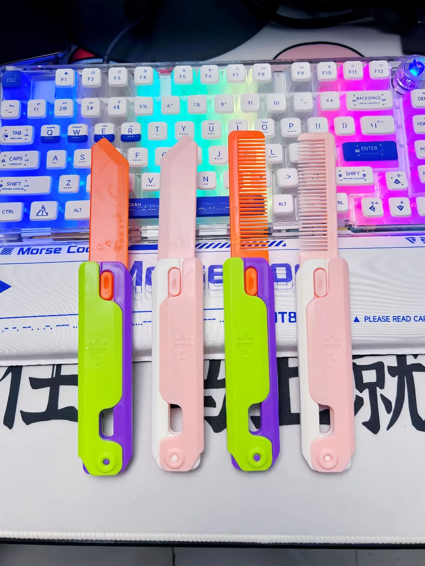 3D Printed Turnip Knife Retractable Gravity Carrot Fidget Plastic Sensory Stress Relief Toys for Adult ADHD Autism Anxiety Gift