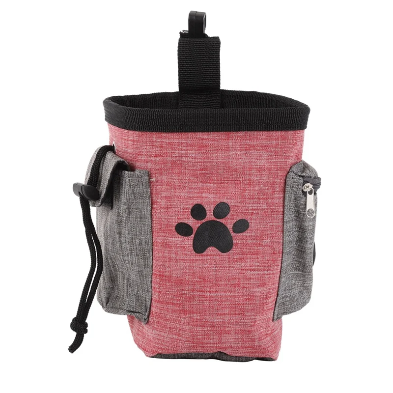 Pet Dog Puppy Training Treat Snack Pouch Pet Feed Pocket Pouch Obedience Agility Training Bag Pocket Snack Reward Waist Bag