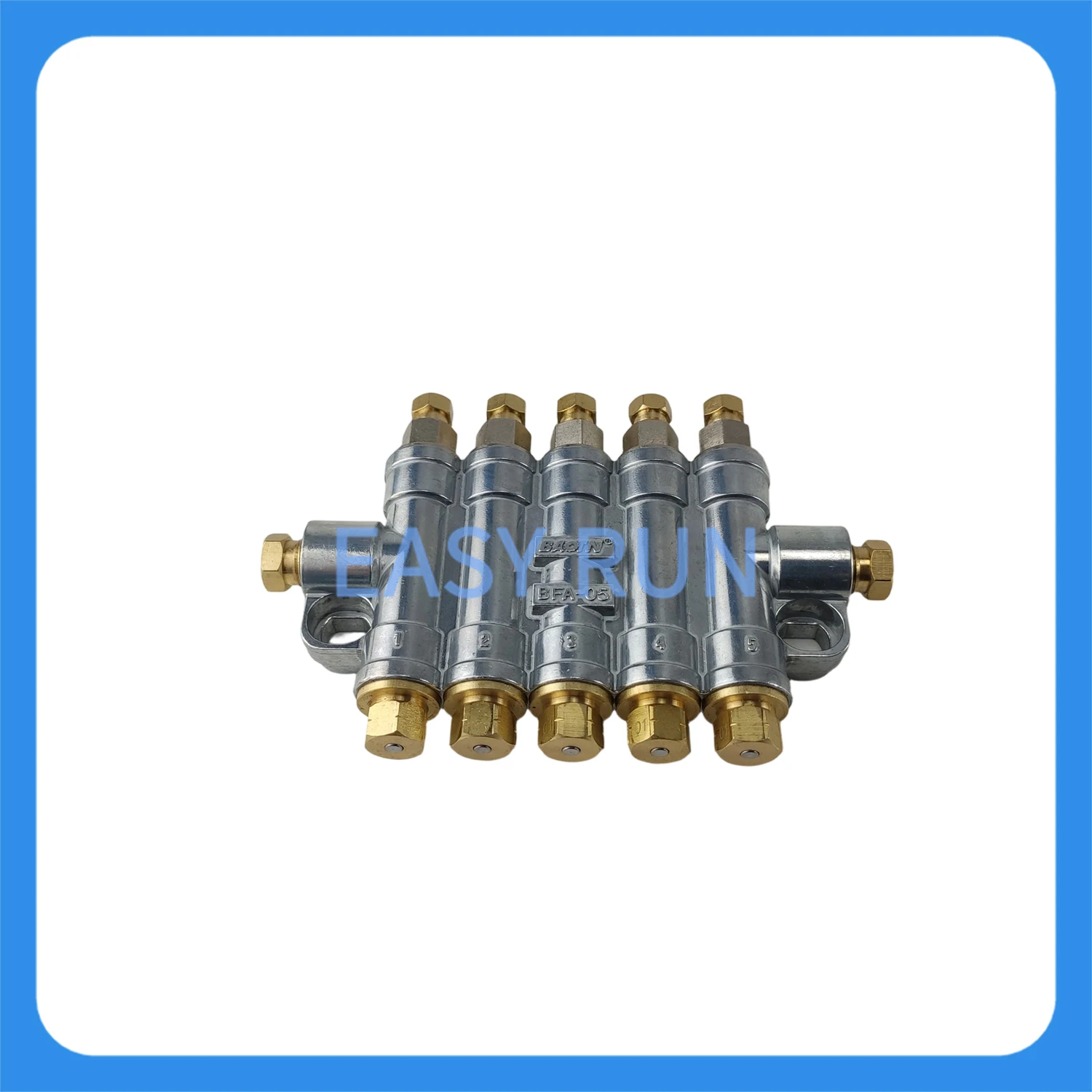 BATON BFA 2/3/4/5 Vías Distribuidor Volumétrico de Grasa y Aceite, Bloque Colector de Válvulas para Sistema de Lubricación Centralizada