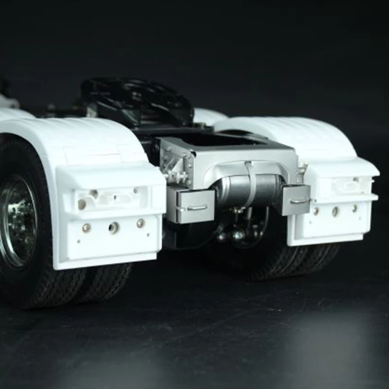 Maßstab 1:14 Metallsimulation Metall Heckboom Gastank Upgrade Zubehör für Tamiya RC Truck SCANIA 770S 6x4 56368 56371 56379