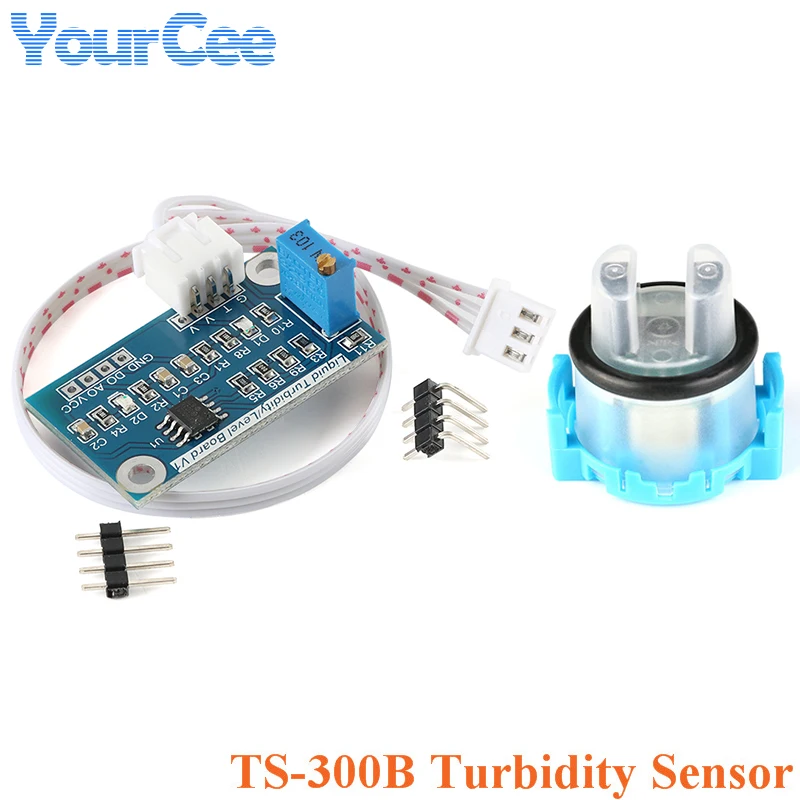 TS-300B Turbidity Sensor Module TS-300 Mixed Water Quality Detection Test Turbidity Transducer DC 5V