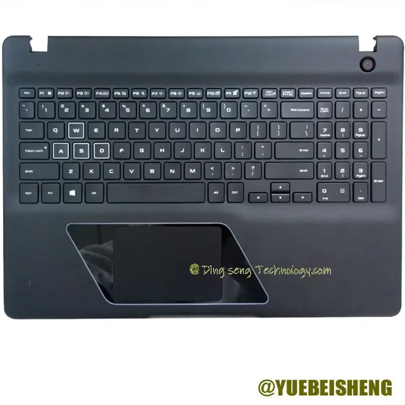 US Teclado Superior Capa Case, Touchpad Backlit para 1060 Placa Gráfica, Novo, Original, Samsung 800G5M, NP800G5M, 8500GM