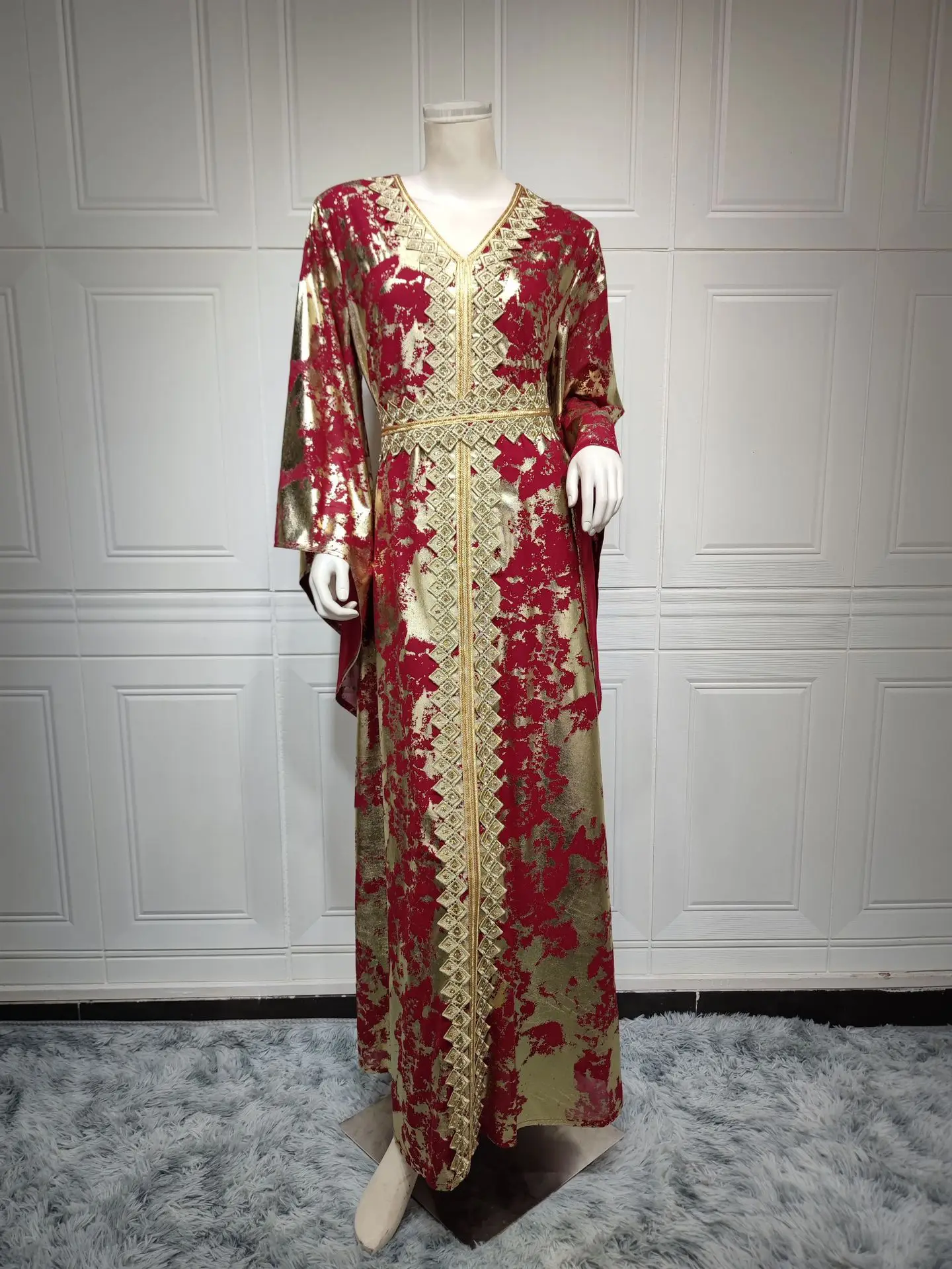 Abayas for Women Chiffon Robe Longue Kimono Femme Musulmane Abaya Dubai Kaftan Turkey Islam Muslim Dress Included Belt Vistidos