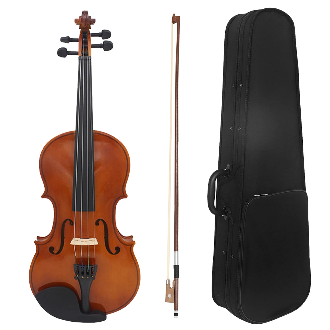 IRIN V-10 4/4 Colorful Violin Solid Wood Violin Set with Case Bow Professional Stringed Instrument Violin for Beginners Practice