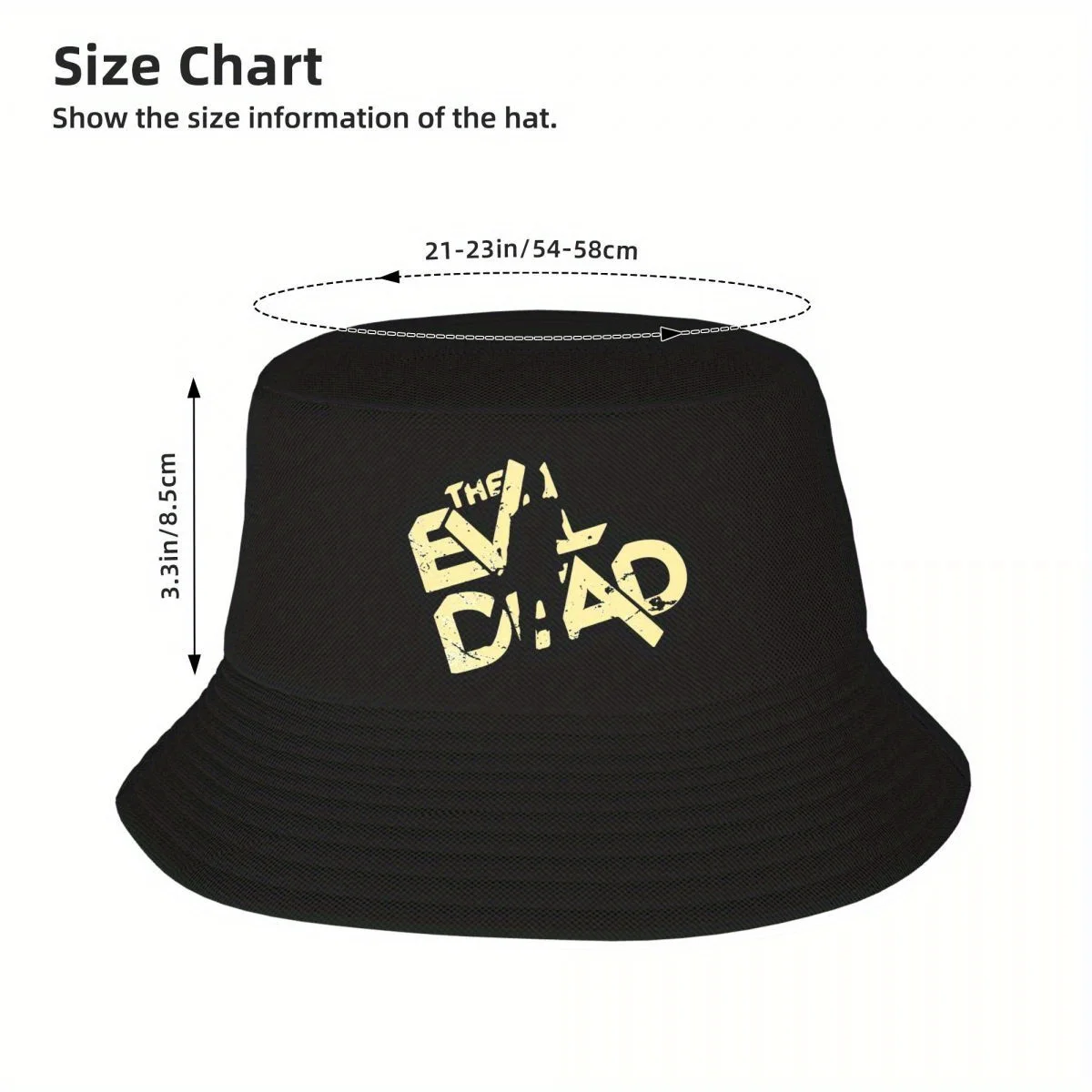 2025 جديد الرماد مقابل الشر الميت جيش الظلام بوب القبعات الشاطئ أغطية الرأس اكسسوارات قبعة صيد للرياضة في الهواء الطلق النساء Ispoti Lightw