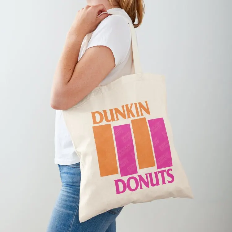 

Dunkin Donuts x Black Flag Tote Bag handbag Fabric bag Handbags women large tote bag