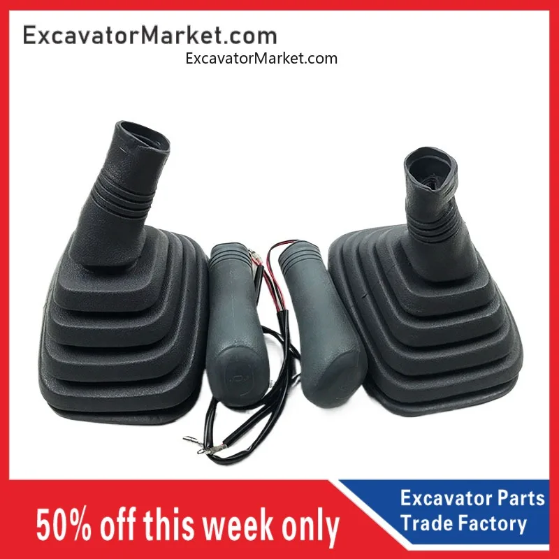 For Hitachi Zax60 70 120 200 300 350-5-6 Control Rod Handle Rubber Dust Cover  Excavator Parts