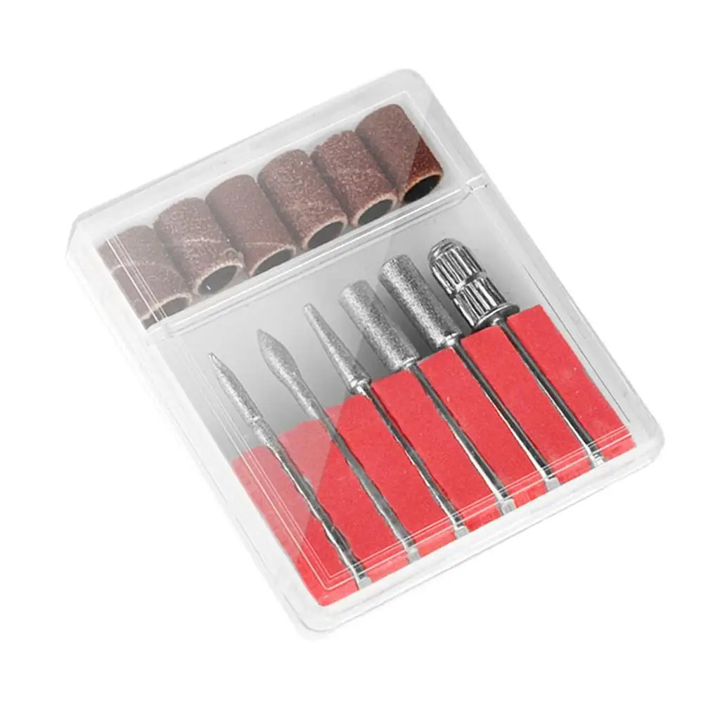Professional Nail Diamond Electric Sanding Bands Buffer Grinding Heads for Gel Polish Art Tools