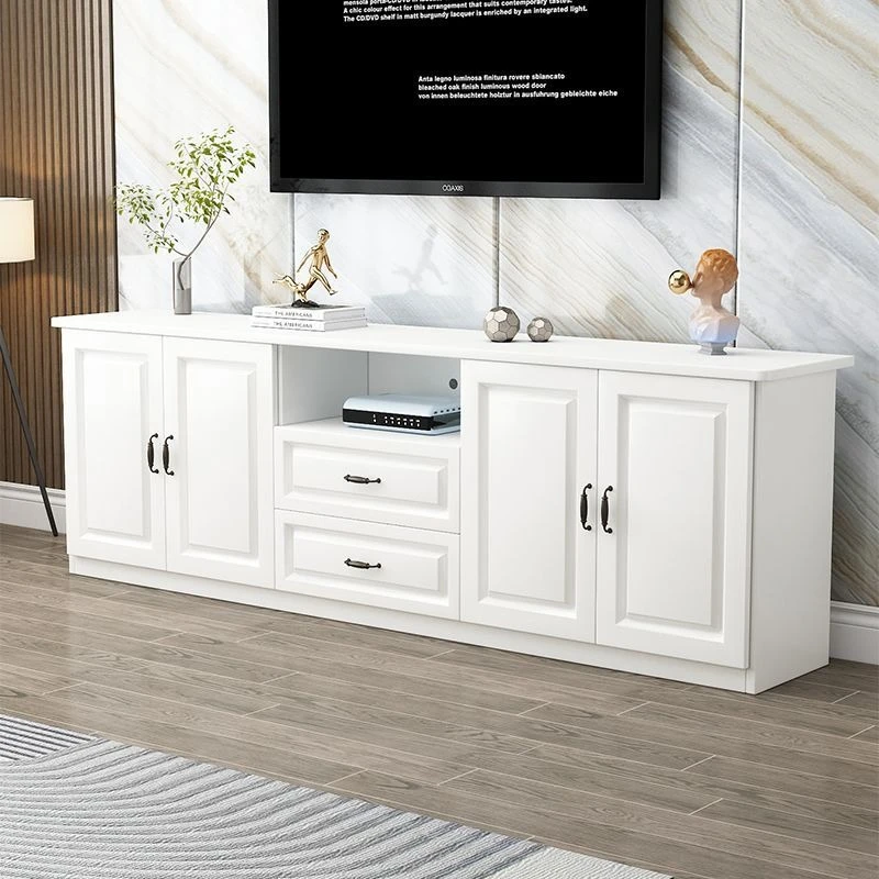 Mueble de TV moderno y sencillo para sala de estar, mueble de TV para apartamento pequeño, mesa de televisión con almacenamiento integrado, muebles para el hogar