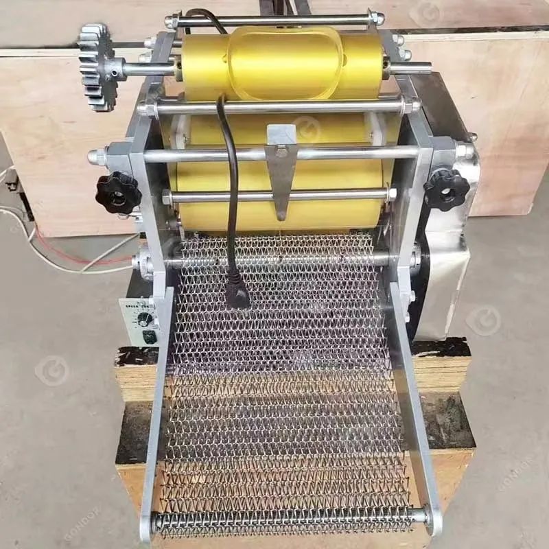 Tortilla Macking Machine Family Maker Big Wheat Flour Roller Press with Oven Machine Fabrication Pain Tortilla Customized