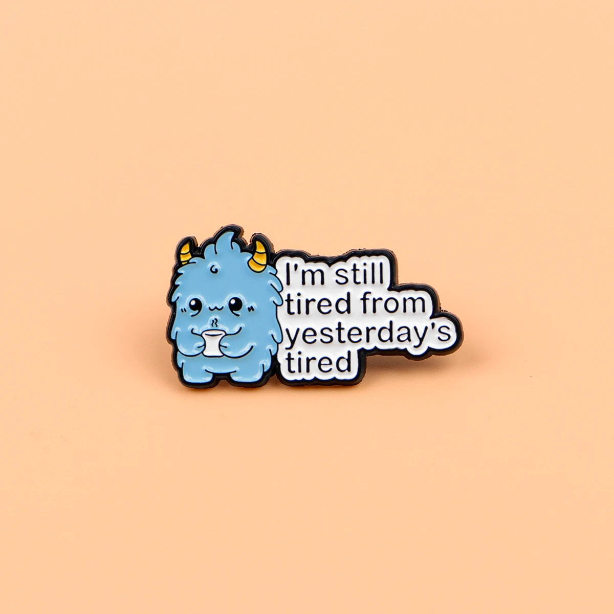 Book Lover Quote Enamel Pins Cartoon Monster Brooch Lapel Pin Badge on Clothing Accessories Fashion Jewelry Gift For Friends