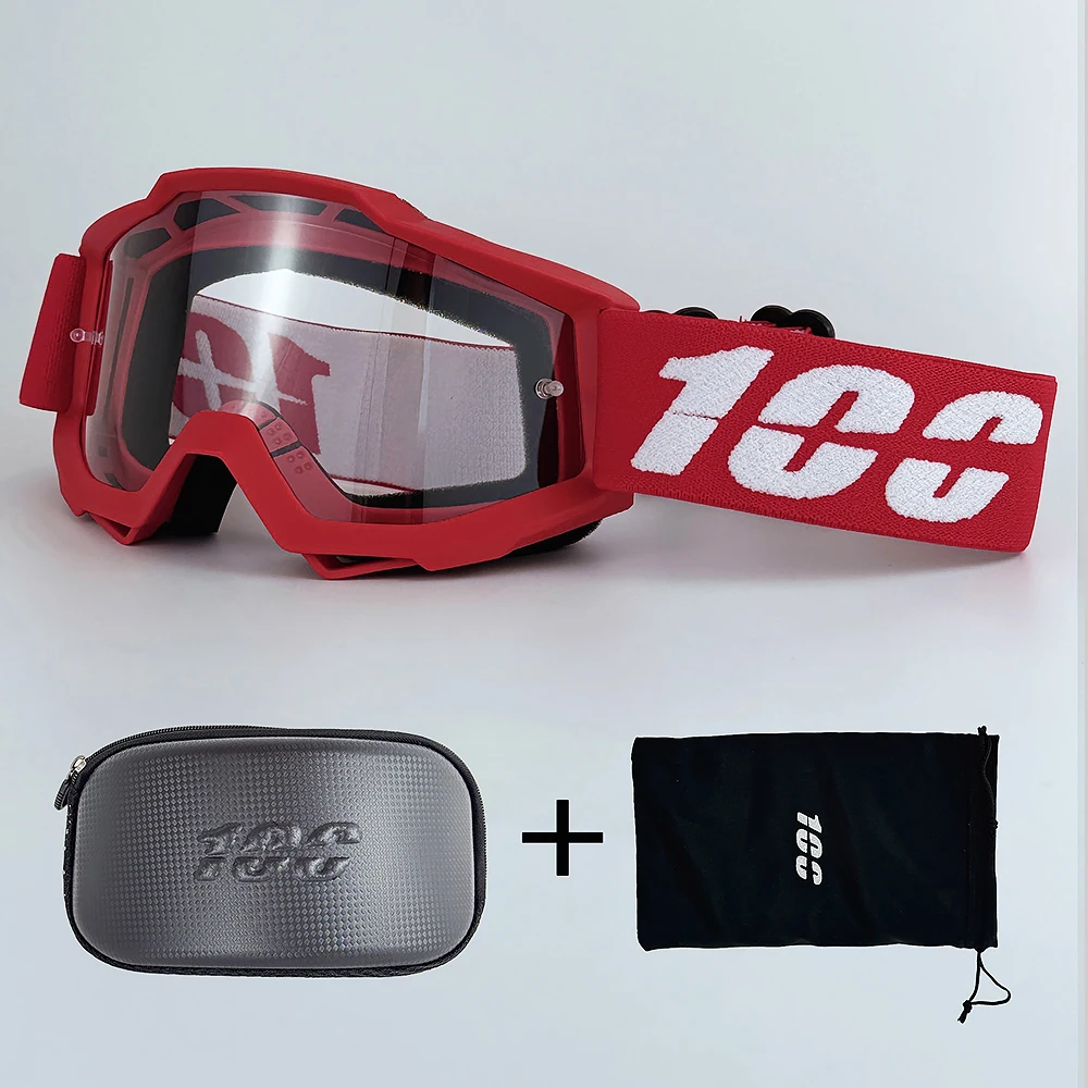 100 نظارات للدراجات النارية نظارات الطرق الوعرة MX الجبلية موتوكروس نظارات الإنحدار الدراجات الترابية دراجة سباق الرياضة نظارات حماية
