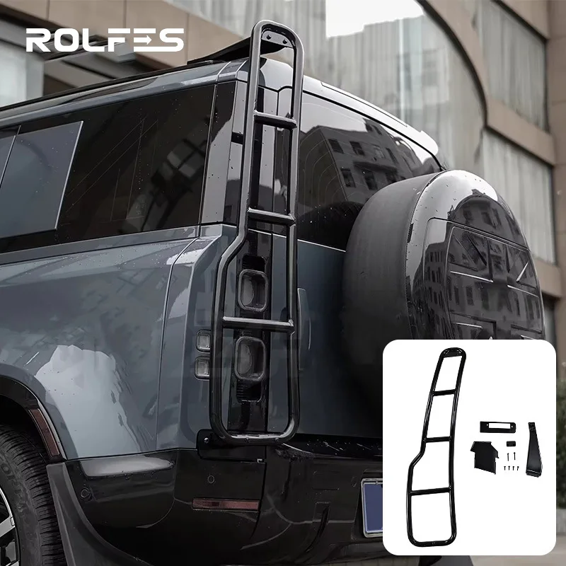 

Suitable for 20-25 models of Guard 110 modified tailgate stickers Suitable for climbing onto the roof ladder without drilling mo