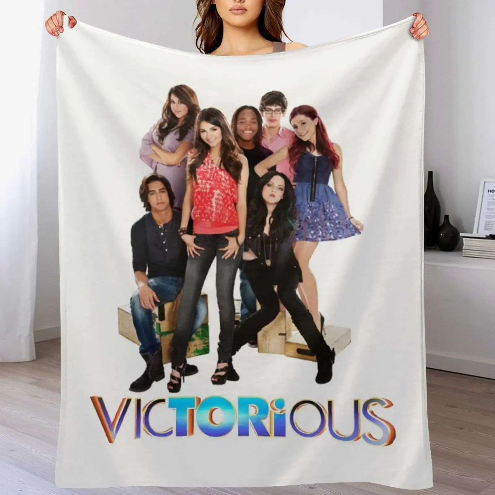 Victorious Throw Blanket Multi Use Warm Blanket for Living Room Bedroom